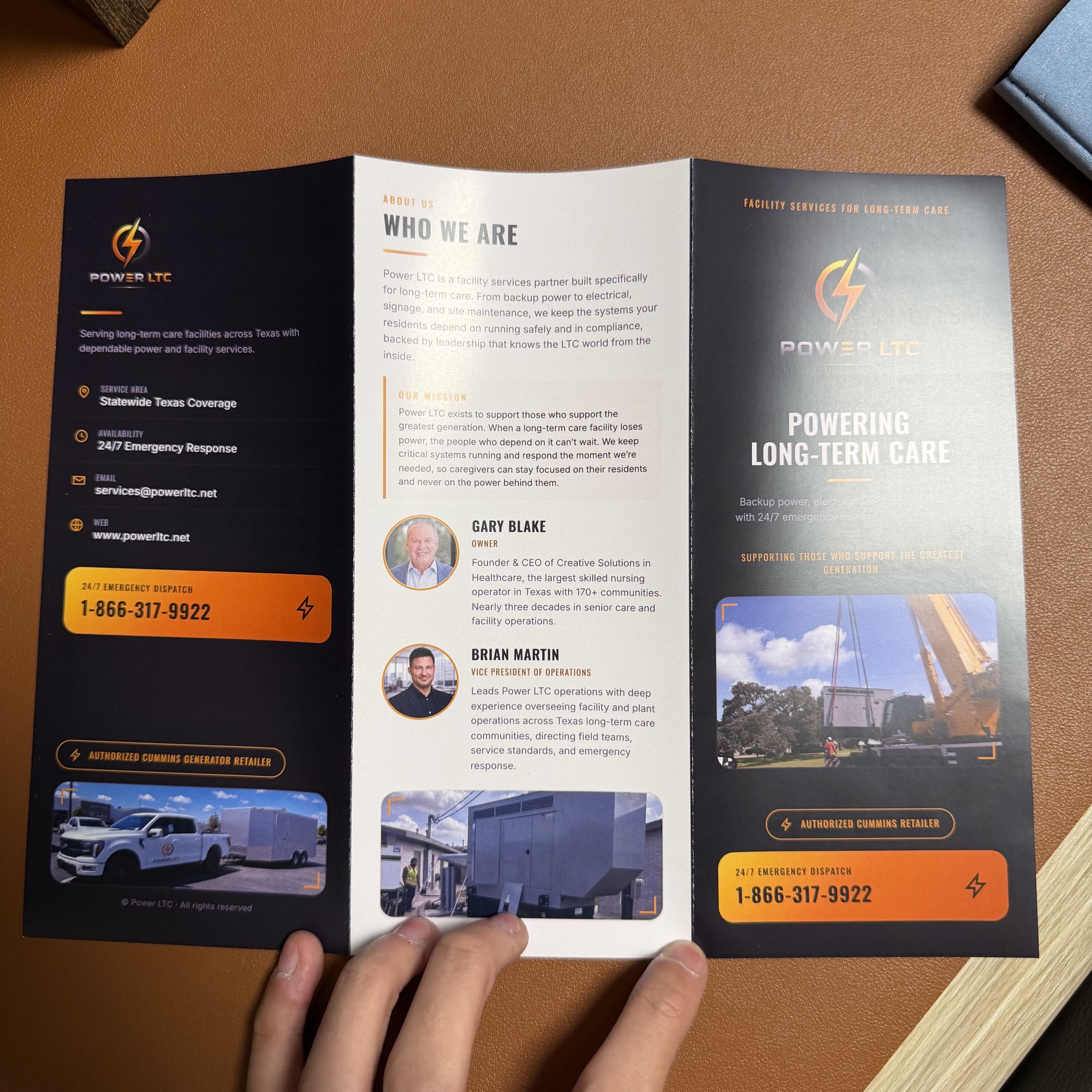 PowerLTC brochure design