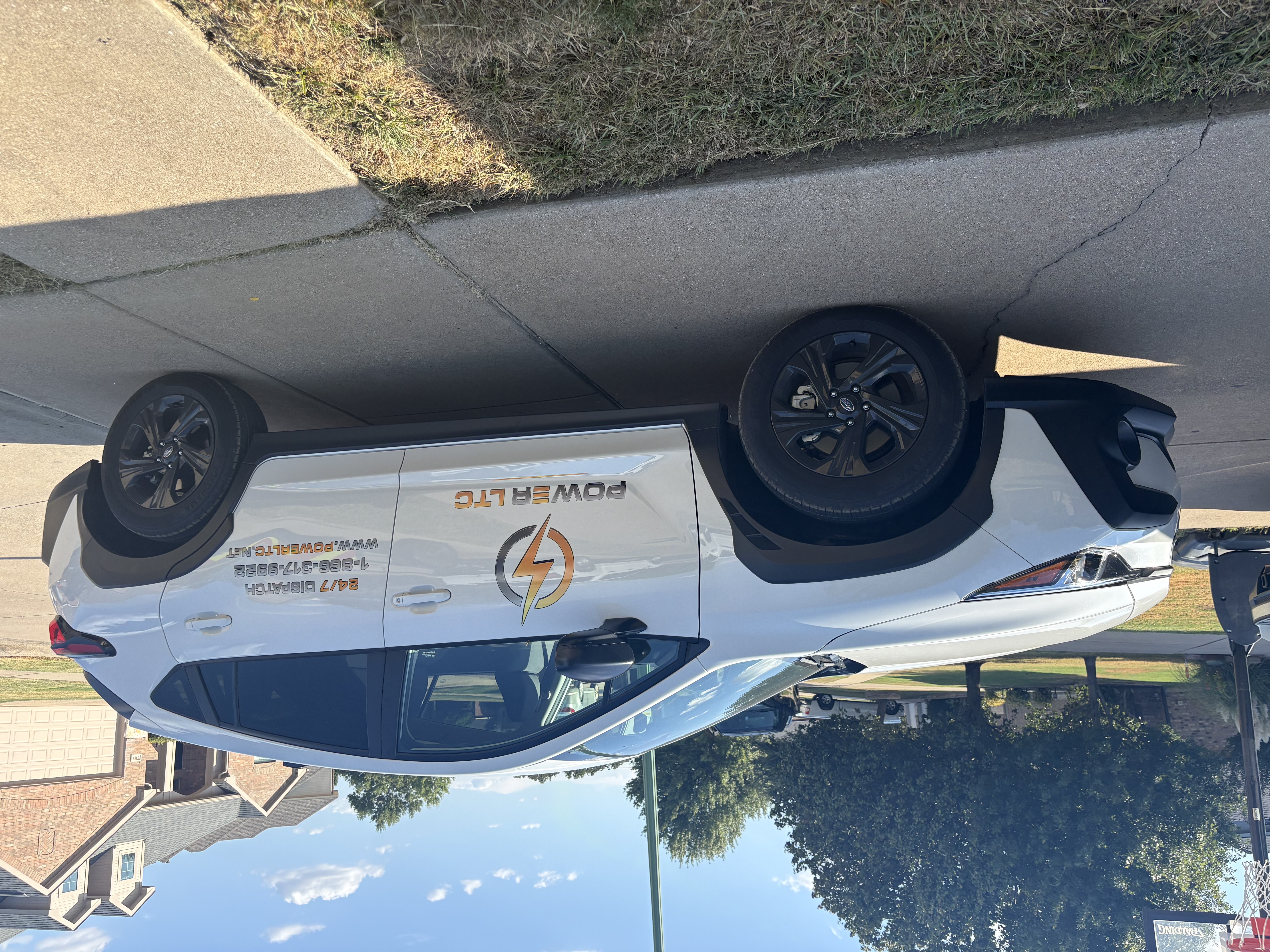 PowerLTC car decal left side
