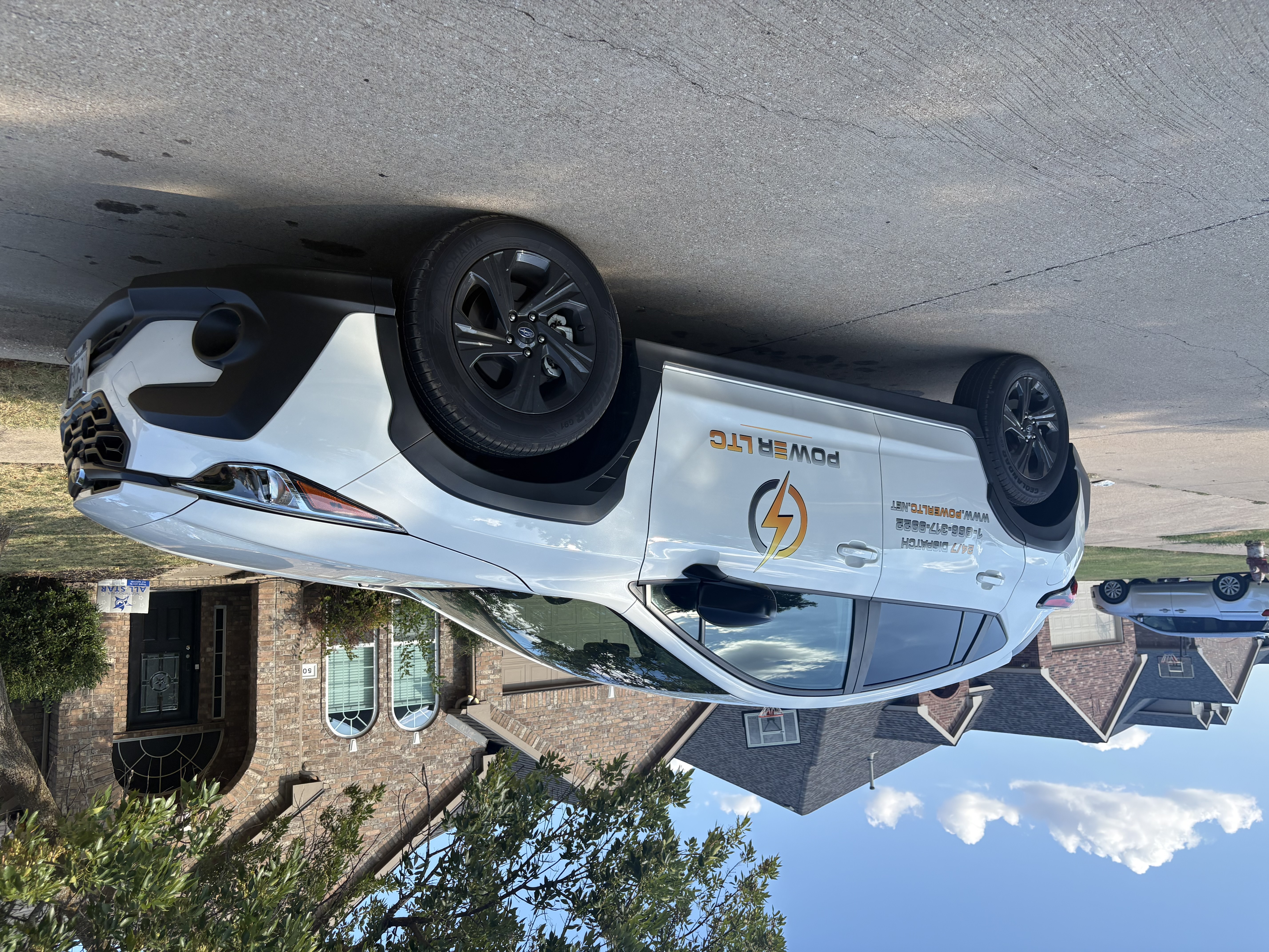 PowerLTC car decal right side