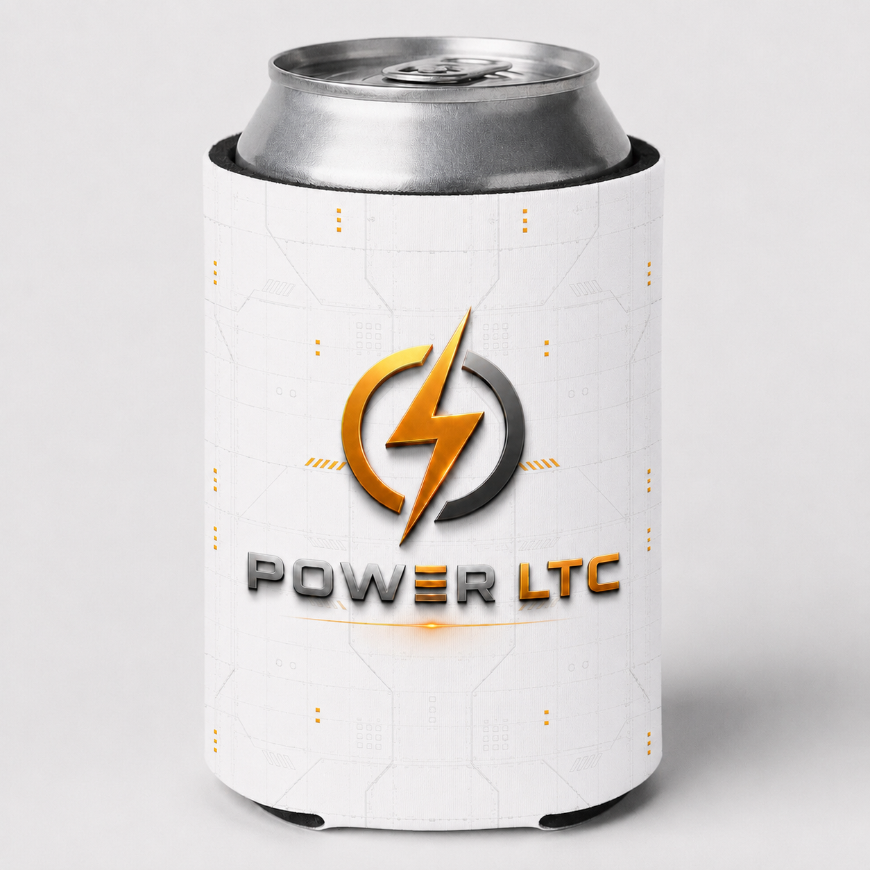 PowerLTC Coozie Concept 1 Front