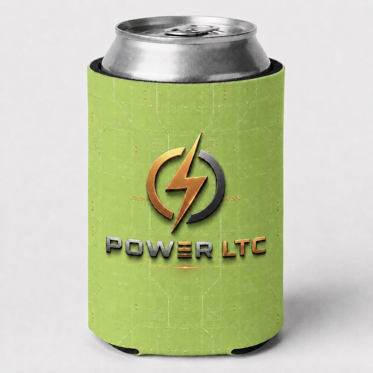 PowerLTC Coozie Concept 3 Front