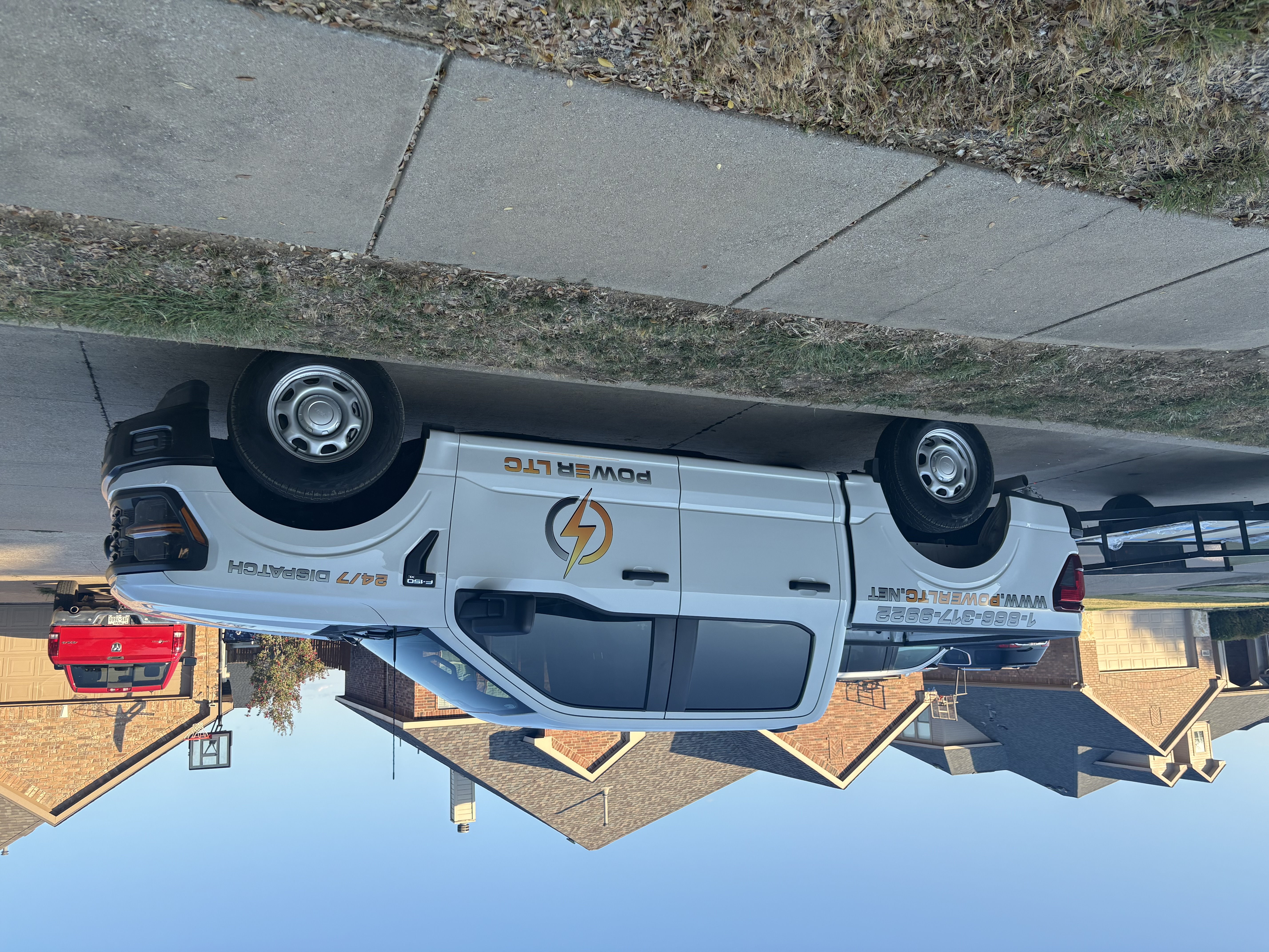 PowerLTC truck decal right side